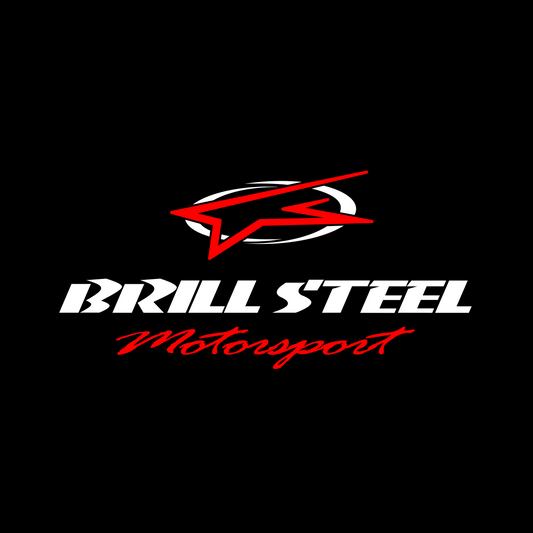 Brillsteel logo on black square